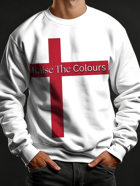 Men's Raise The Colours Print Crew Neck Sweatshirt