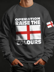 Men's Raise The Colours Print Crew Neck Sweatshirt