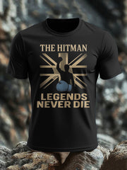 Men's Hitman Boxing Lover Printed T-shirt