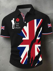 Men's Remembrance Day Lest We Forget  Short Sleeve Shirt