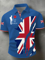 Men's Remembrance Day Lest We Forget  Short Sleeve Shirt