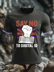 Men's No Digital ID Printed short sleeves t-shirt