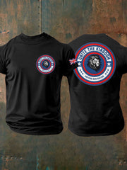 Men's Unite The Kingdom Defend Or Nation Printed imitation cotton short-sleeved T-shirt