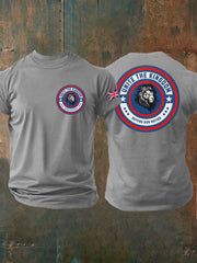 Men's Unite The Kingdom Defend Or Nation Printed imitation cotton short-sleeved T-shirt