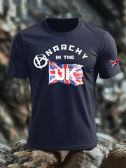 Men's Anarchy In The UK imitation cotton short-sleeved T-shirt