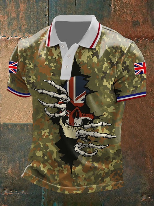 Men's Skull Camouflage Shirt