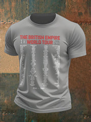Men's UK History Lover Printed T-shirt