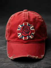Unisex  British Rose Printed Hat
