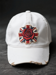 Unisex  British Rose Printed Hat