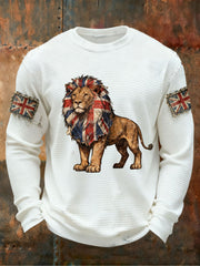 Men's Vintage British Lion Waffle Top