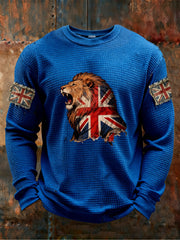 Men's Vintage British Lion Waffle Top