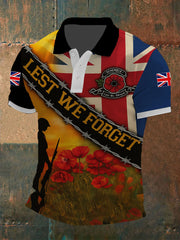 Men's Remembrance Day Lest We Forget Shirt