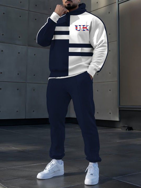 Men's Casual Hoodie And Pants Set