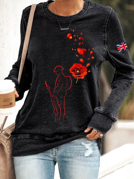 Women's Remembrance Day Lest We Forget Sweatshirt