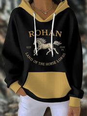 Women's JRR Rings Books Lover Printed Hoodie