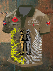 Men's Remembrance Day Lest We Forget Shirt