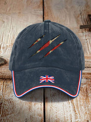 Unisex UK Flag Printed Hat