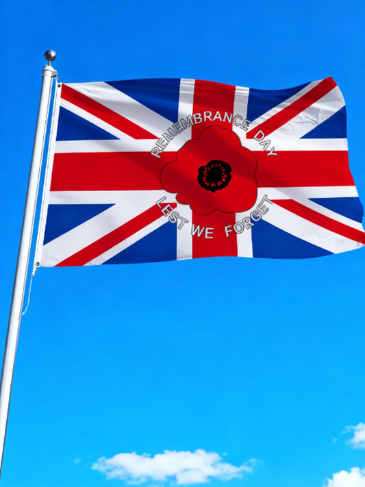 UK Lest We Forget Classic Flag