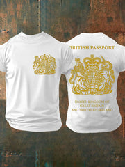 Men's British Printed T-shirt