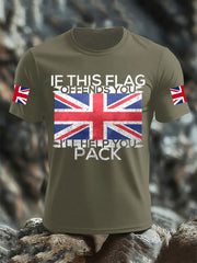 Men's IF THIS FLAG OFFENDS YOU HELP YOU PACK T-shirt