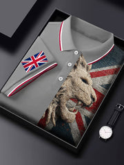 Men's Vintage England Flag Lion Casual Shirt