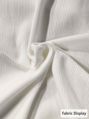 Women's This Is My Ugly British Christmas Sweater V-Neck Ribbed Top