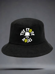 Unisex Roses Music Lover Lemon Printed Hat