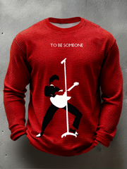 Men's of The Jam minimalist pop art  Waffle Long Sleeve T-Shirt