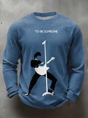 Men's of The Jam minimalist pop art  Waffle Long Sleeve T-Shirt