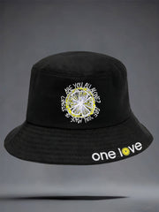 Unisex Lemon Roses Music Lover Printed Hat