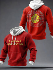Men's I Wanna Be Adored Lemon Roses Music Lover Printed Hoodie