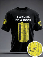 Unisex I Wanna Be Adored Lemon Roses Music Lover Printed T-shirt