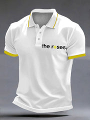 Men's Lemon Roses Music Lover polo shirt