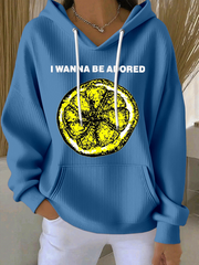 Women's Lemon Roses Music Lover Hoodie