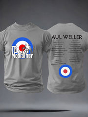 Men's The Modfather  imitation cotton short-sleeved T-shirt