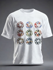 Unisex UK Lemon Mod Music Lover Printed T-shirt