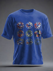 Unisex UK Lemon Mod Music Lover Printed T-shirt