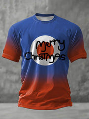Men's UK Mod Music Lover Christmas Printed T-shirt