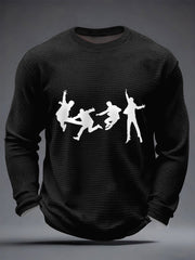 Men's Classic Legendary Rock Band Print Gift For Fans Casual Long Sleeve T-Shirt