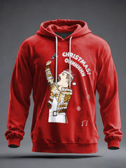 Men's Thanks God It's Christmas Rock Band Inspired Hoodie