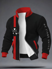 Men's UK Football Lover United Red Devil Printed Coat