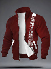 Men's UK Football Lover United Red Devil Printed Coat