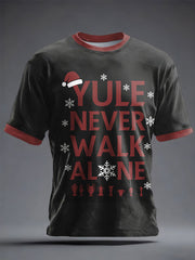 Unisex UK Football Lover Christmas Printed T-shirt