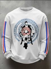 Men's UK Mods Music Lover Printed Sweatshirt
