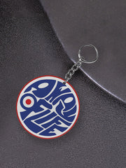 UK Mods Music Lover Printed Keychain