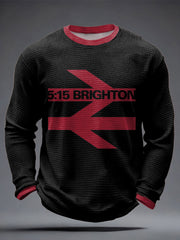 Men's UK Mod Music Lover Printed Waffle Tops