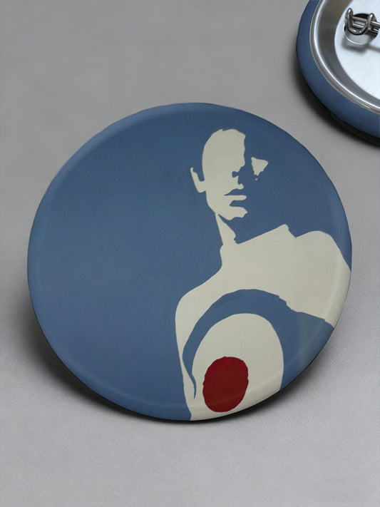 UK Mods Music Lover Printed Pins