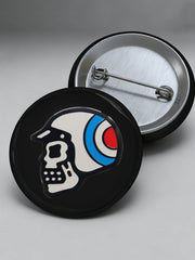UK Mods Music Lover Printed Pins