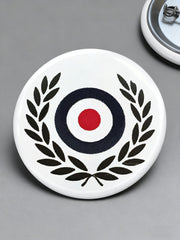 UK Mods Music Lover Printed Pins