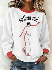 Women's  UK Music Northern Soul Lover Regular Sweatshirt